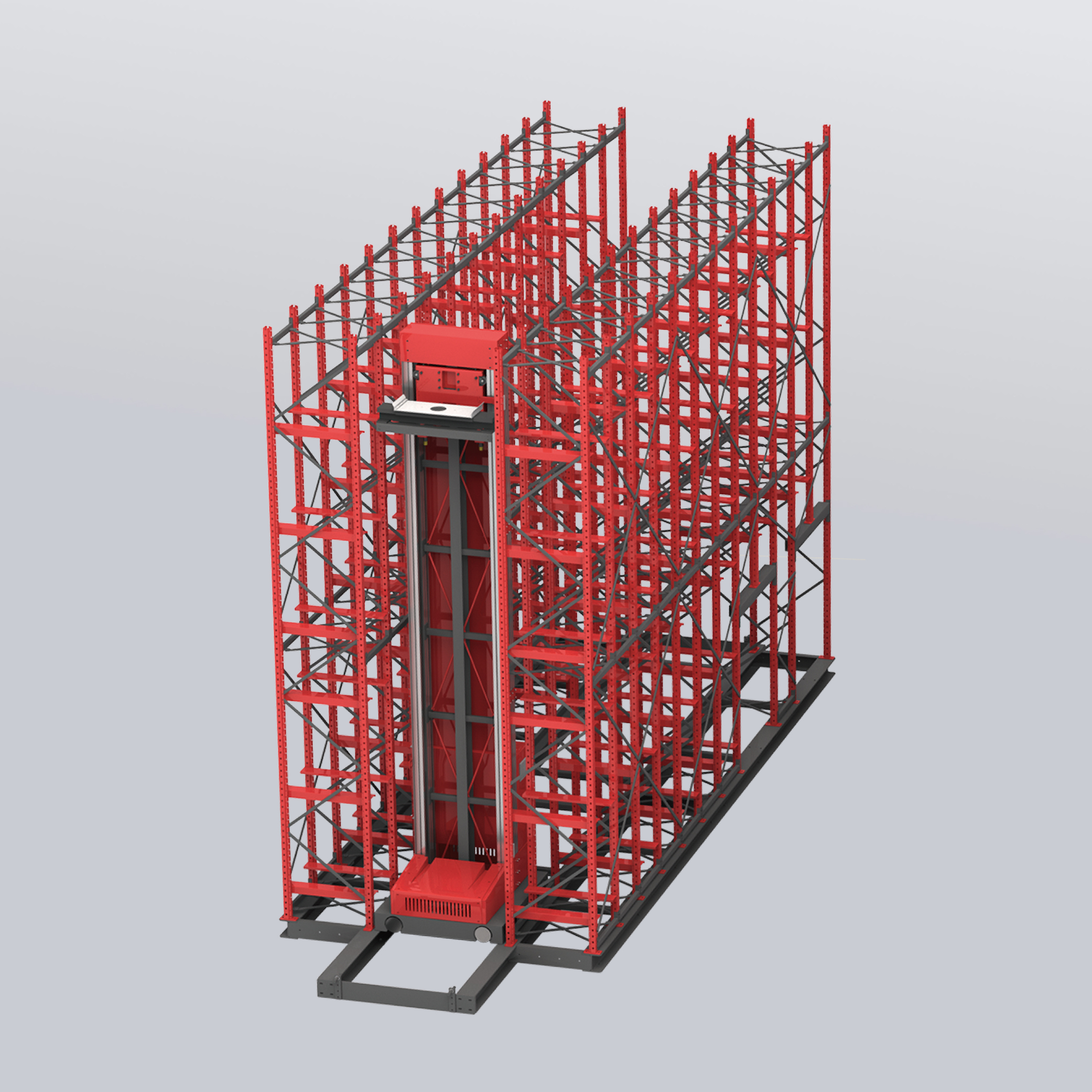 四向堆垛機立庫